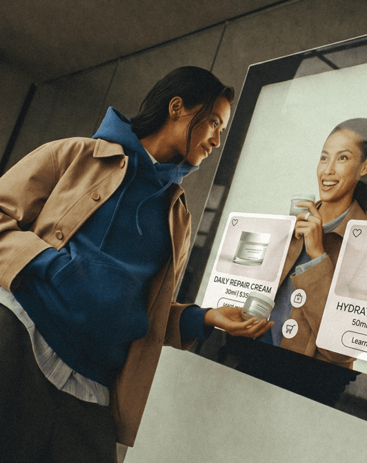 Physical AI hologram preview